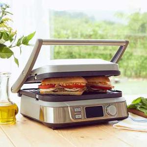 [쿠진아트] 바비큐그릴_멀티그릴_캠핑그릴_가정용그릴_미니그릴_CGR-10KR_S