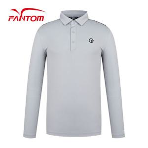 [팬텀] 남성 어깨 포인트 카라 긴팔 티셔츠