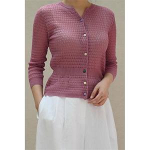 [비꼴리끄]가로 스카시 가디건 B232KC1020