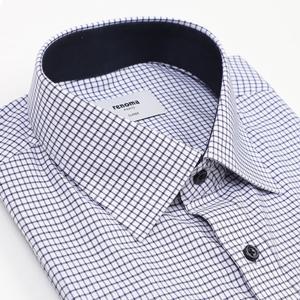 [레노마 일반핏] RZRSG0-041NY 구김적고 신축성좋은 트윌 미니윈도우 면스판 체크셔츠 [노포켓 4계절용]