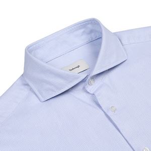 [레노마 밴브루슬림핏] BNFSL1-130BU 이탈리아수입원단[깡끌리니] 도비 솔리드 와이드카라셔츠