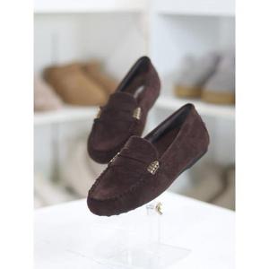 바이로쏘 세이브존03 토끼털 안감 스웨이드 1.0cm 컴포트 로퍼 (BY)23W11223BF7W