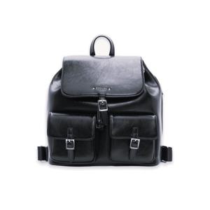 25 신상 심플 슬림 사피아노 경량 여성 가죽 백팩 ECESHB656BK