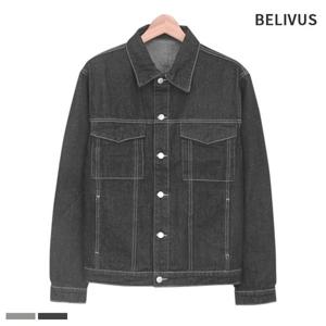 빌리버스 남성 청자켓 BCN033 남자 데님 캐주얼 긴팔 아우터