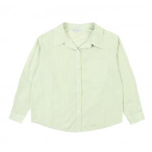 [코데즈컴바인] 스트라이프 오픈카라 셔츠 (CJA-BL503W2)