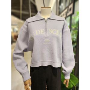 [코데즈컴바인] 레터링포인트 반집업 니트 (CJA-PU506W1Z)