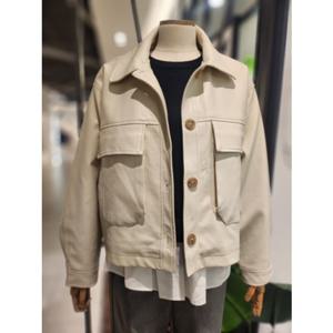 [코데즈컴바인] 빅포켓 카라형 레자 자켓 (CJA-LE502W2Z)