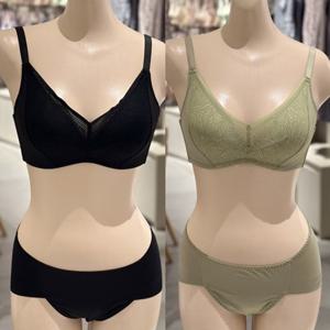 [비너스]AB컵 노와이어 상변커버 심플 브라 햄팬티SET (VBRQ887 VPTQ887H)