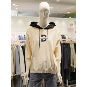 SOUP 숲 로고 배색 후드 니트 (SA4LK311)