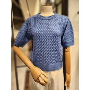 [코데즈컴바인] 꽈배기반팔니트 (CJA-PU005W2Z)