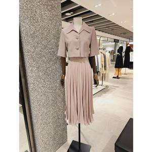 JIGOTT 지고트 [반팔 플리츠 원피스]  JP5E0OP043