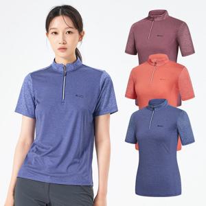 콜핑 여성 여름 하이쿨 반팔 집업 티셔츠 1902TK540W