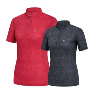 콜핑 1942TK730W 메쉬원단 통기성 여성 여름 등산 반팔 반집업 티셔츠