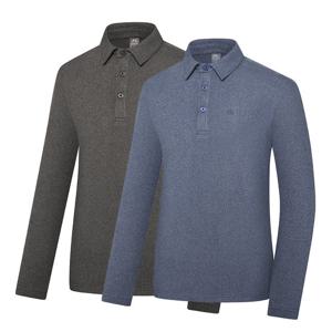 콜핑 2104TK423M 본딩 보온 멜란지 남자 겨울 등산 카라 긴팔 기모 티셔츠