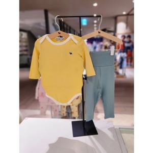 [블루독 베이비](YE)모달골지레깅스세트바디수트(44A7067605) 출산선물 외출복 실내복 우주복 백일돌선물