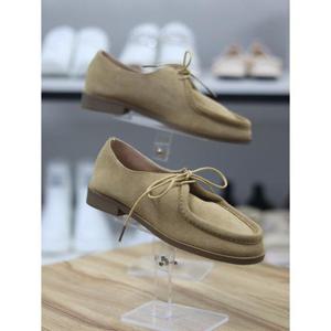 바이로쏘 세이브존06 소가죽 청키 로우굽 레이스업 2.5cm 로퍼 (BY)24S12113CA2