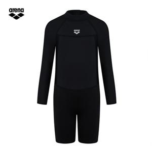 아레나 돌핀 A4BB1BI01 BLK (주머니백 증정)  아동 슈트수영복