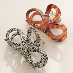 제이로렌 리본 라운드 반묶음 집게핀 H01296