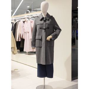 SOUP 숲 토글 장식 후드 탈착 핸드메이드 롱코트 (SABHC85)