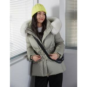 [에고이스트] EQ4TD004 컬러스냅 벨티드 숏 구스다운점퍼 (24년 겨울)