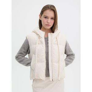 [올리브데올리브] OP4WV965 후드 스트링 덕 다운 베스트