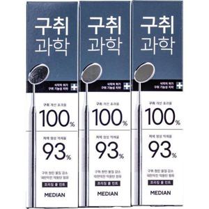 메디안 구취과학 치약 프리징 쿨 민트 120g x 3입