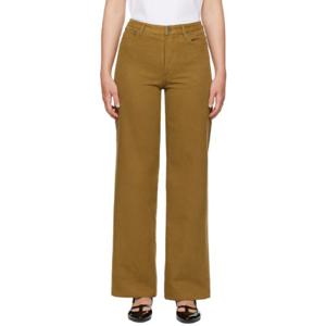 26 SS 아페쎄 여성 브라운 엘리자베스 데님 진 242252F069003