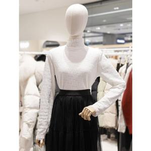 SOUP 숲 플라워 패턴 목폴라 티셔츠 (SACLT81)