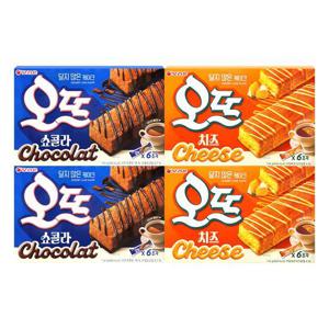 [오리온]오리온 오뜨 치즈 144g 2개+쇼콜라 150g 2개