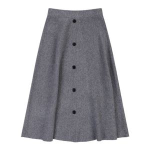 [코데즈컴바인] 버튼포인트 플레어 니트스커트 (CJD-SK004WB)