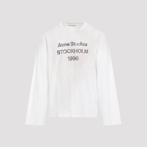 아크네 스튜디오 긴팔 티셔츠 CL0197DC6 DUSTY WHITE DOM