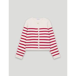 [코데즈컴바인] 스트라이프 파이핑 가디건 (CKA-CD504W1)