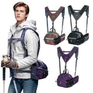 콜핑 공용 사게절 사이드 메쉬 포켓 8L 등산 가방 착용감 수납력 2435BK407U