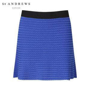 [세인트앤드류스] 여성 골지 웨이브 밴딩 훌 니트 큐롯 스커트