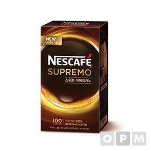 소모품 네스카페 수프리모 스위트 아메리카노3.1gx100T