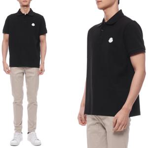 [몽클레어] 25SS 남성 로고 패치 폴로 반팔티셔츠 (8A00003 89A16 998 25S)