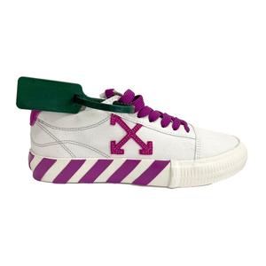 [오프화이트] 로우 벌커나이즈드 캔버스 스니커즈/화이트/OWIA178S22FAB001 0132