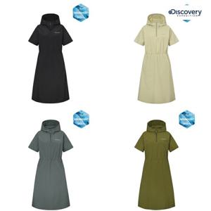 디스커버리 (DWOP95053) 프레시벤트 우먼스 폴튼 경량 후드형 우븐 원피스