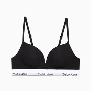 CK언더웨어 QF7623ADUB1 여성 아이콘 코튼 모달 AF푸쉬업 브라