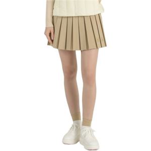 [헤지스골프] 베이지 여성 에센셜 플리츠 스커트 HWSK5A201I2