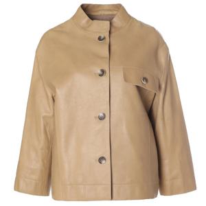 [요하넥스]오버핏 램레더 자켓 J4A3F02