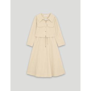 [코데즈컴바인] 셔츠 원피스 투피스 셋업 (CKB-OP380W3)