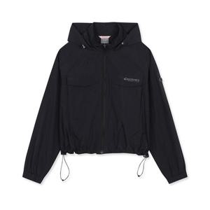 디스커버리바람막이 XQD DWWJ93033-BKS 크롭 여성 바람막이