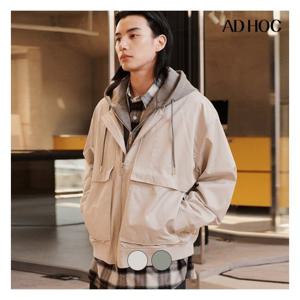 [애드호크]남성 후드 디테쳐블 플랩포켓 점퍼 (HB1UJ01)