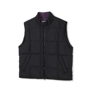 [노티그] 하이넥 다운베스트 블랙