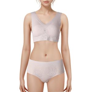 [비비안(언더웨어)]퓨징 봉제선 없는 무봉재 심리스 스포츠 브라 팬티 세트 BR1730ABP1730A