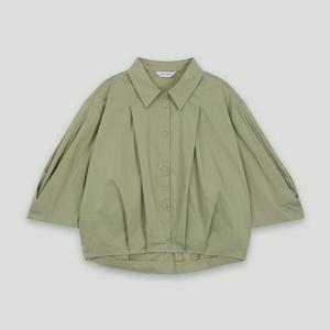 [코데즈컴바인] 셔츠카라 턱볼륨 블라우스 (CKB-BL391W4)