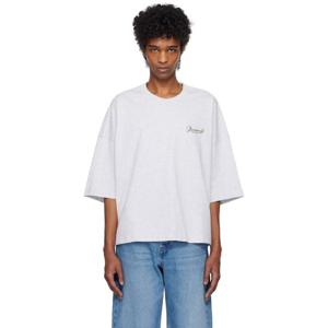 쟈크뮈스 티셔츠 그레이 더 코르토 티셔츠 251553M213017