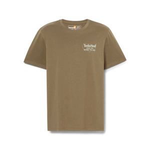 [팀버랜드] 남성 백 그래픽 반팔티 카키_TB0A6B6ZA581