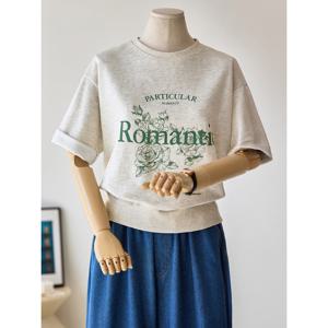 [커스텀에이블]로맨틱 맨투맨 반팔티셔츠_T2505TS029B